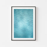 Sandy Bottoms coastal seascape in black frame - beach photography wall art for modern
