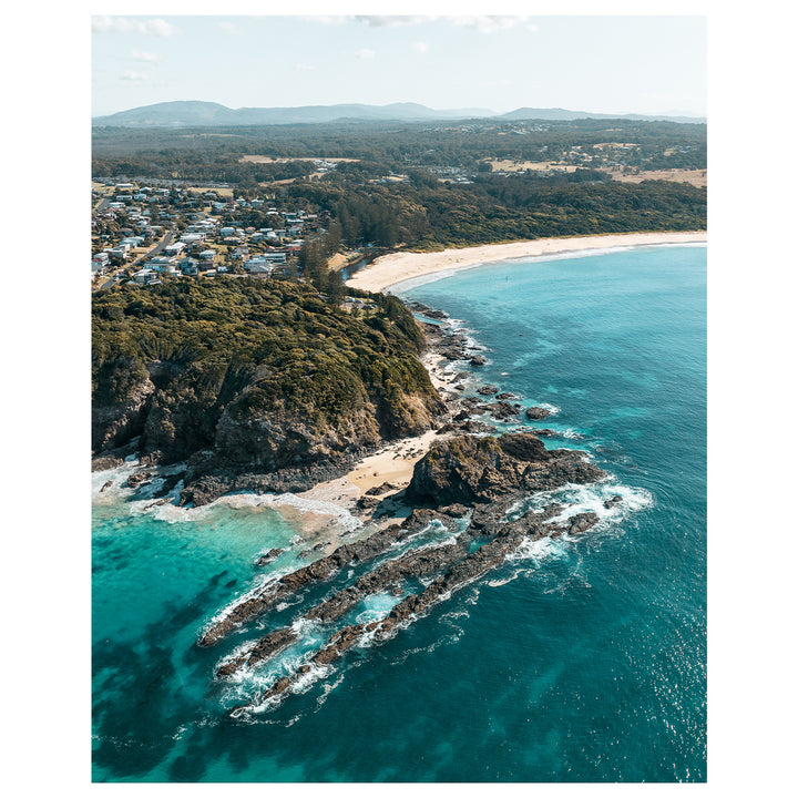 Black Head Beach Art Print