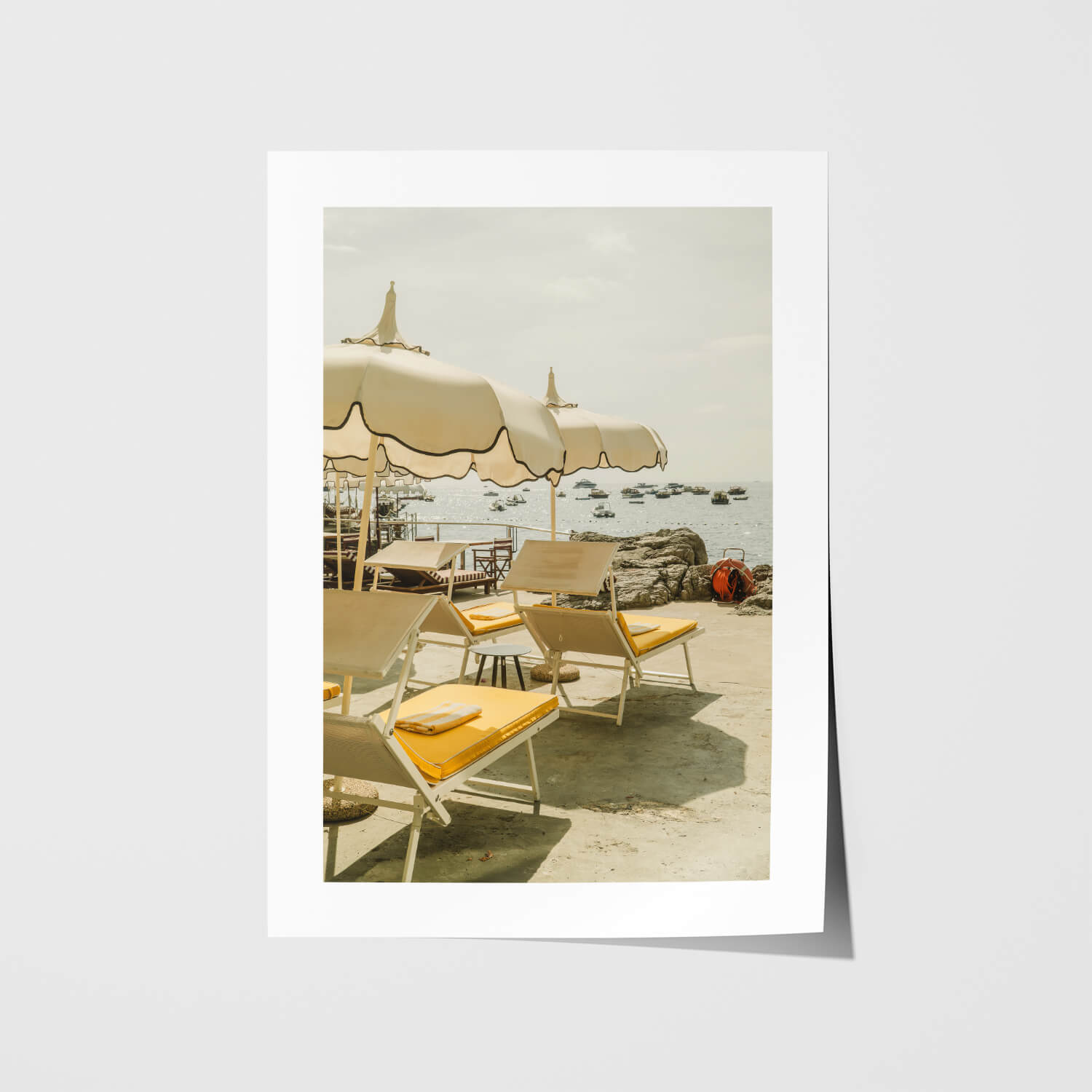 Golden Lounge Art Print
