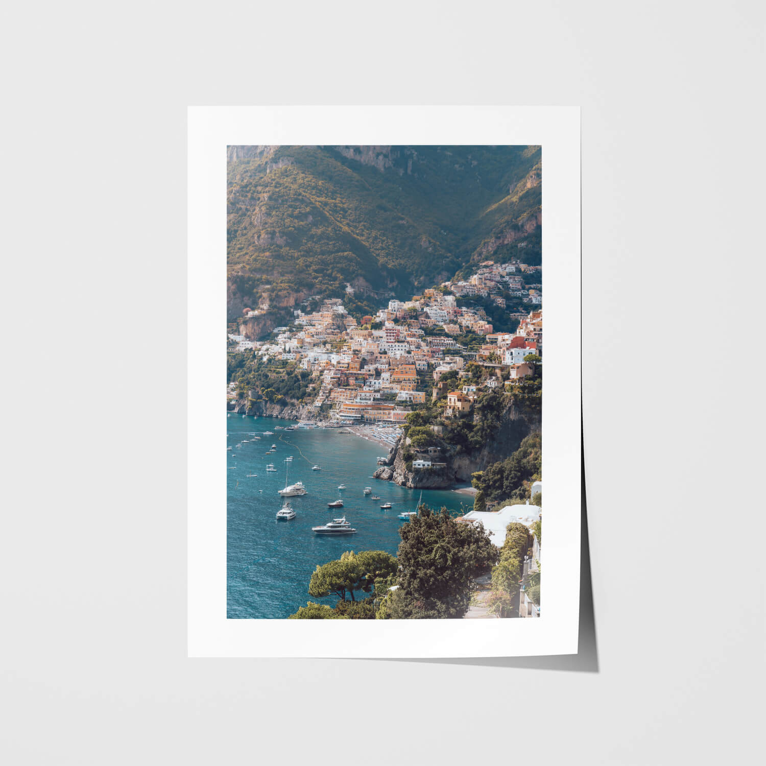 Positano in Bloom Art Print