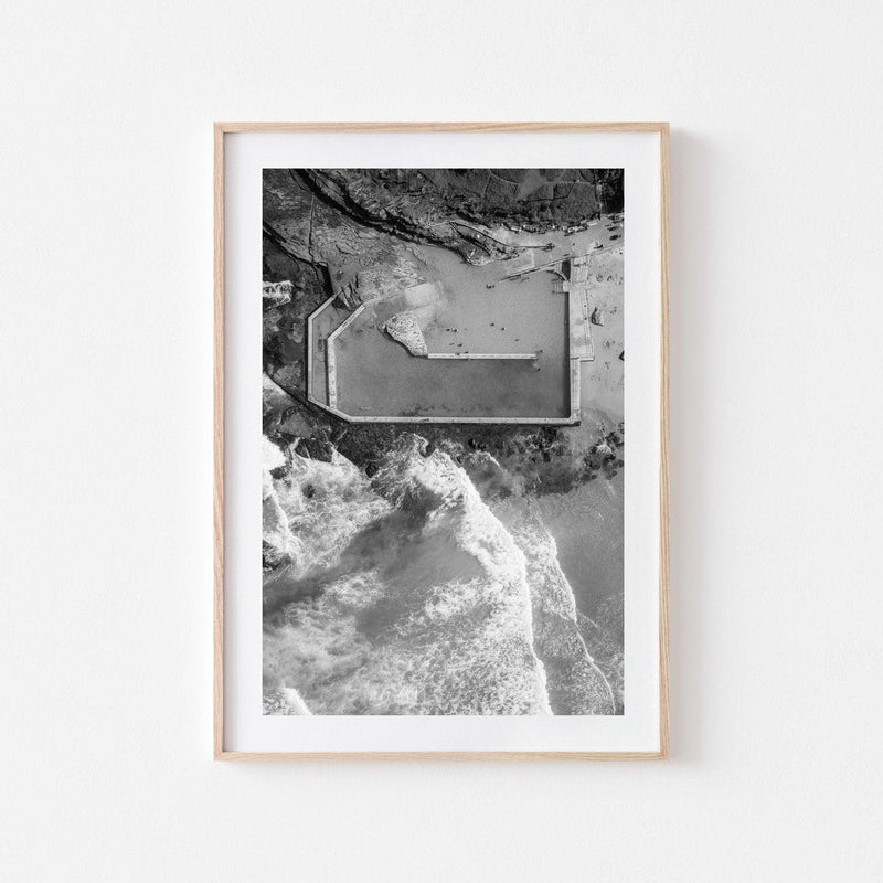 Muted Curly Wall Art Print-Print-Small-Oak Frame-Through Our Lens