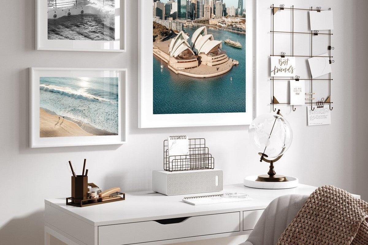 A Local flavour to the plain office walls