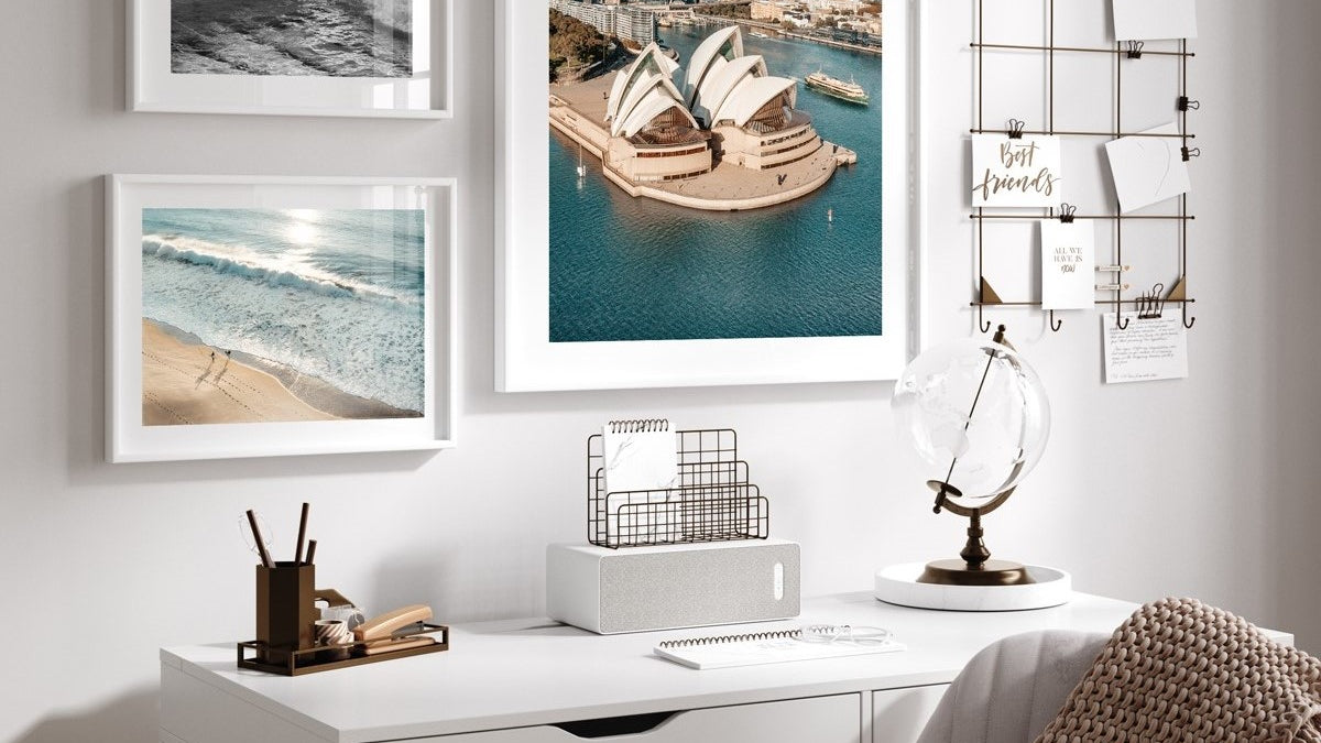 A Local flavour to the plain office walls