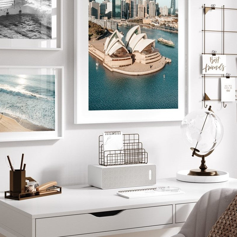 A Local flavour to the plain office walls