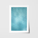 Sandy Bottoms coastal seascape in white frame - beach landscape wall art for modern homes