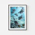 Rapid Bay aquarium underwater marine scene in black frame - coastal photography wall art