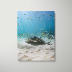 Eagle Rays of Seal Rocks Art Print