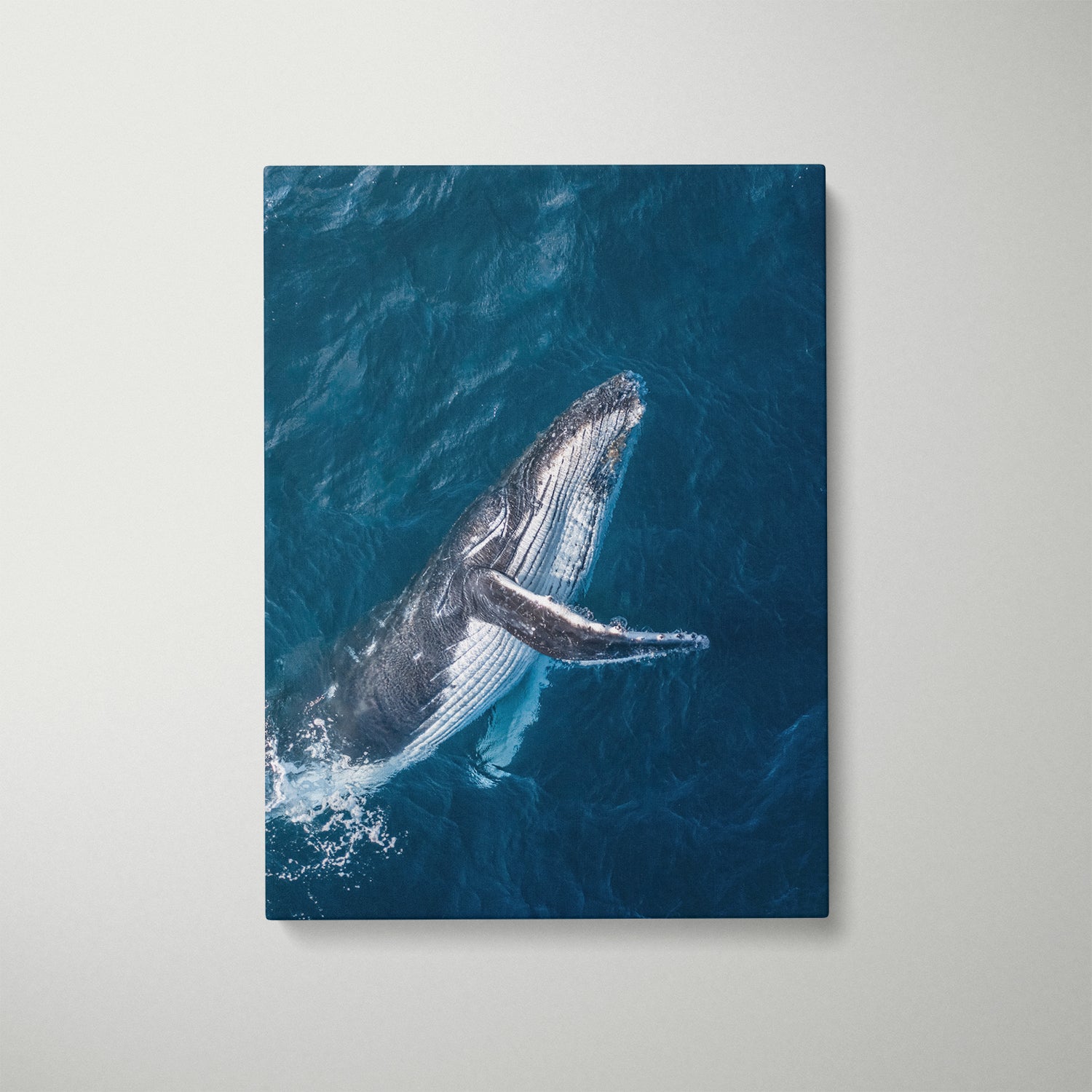 Bondi swimmers play time scene in white frame - joyful coastal photography wall art