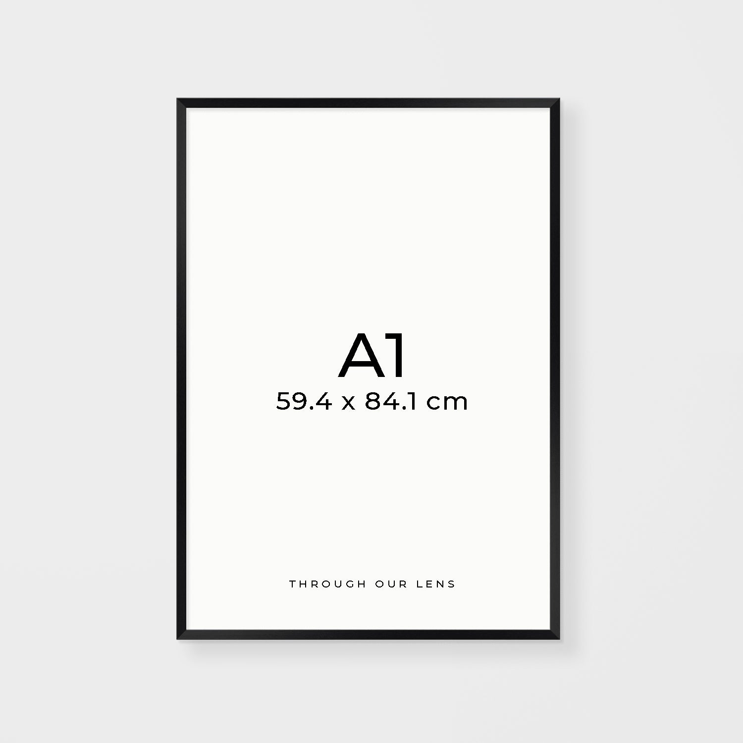 Coastal timber landscape in black frame - modern beach wall art