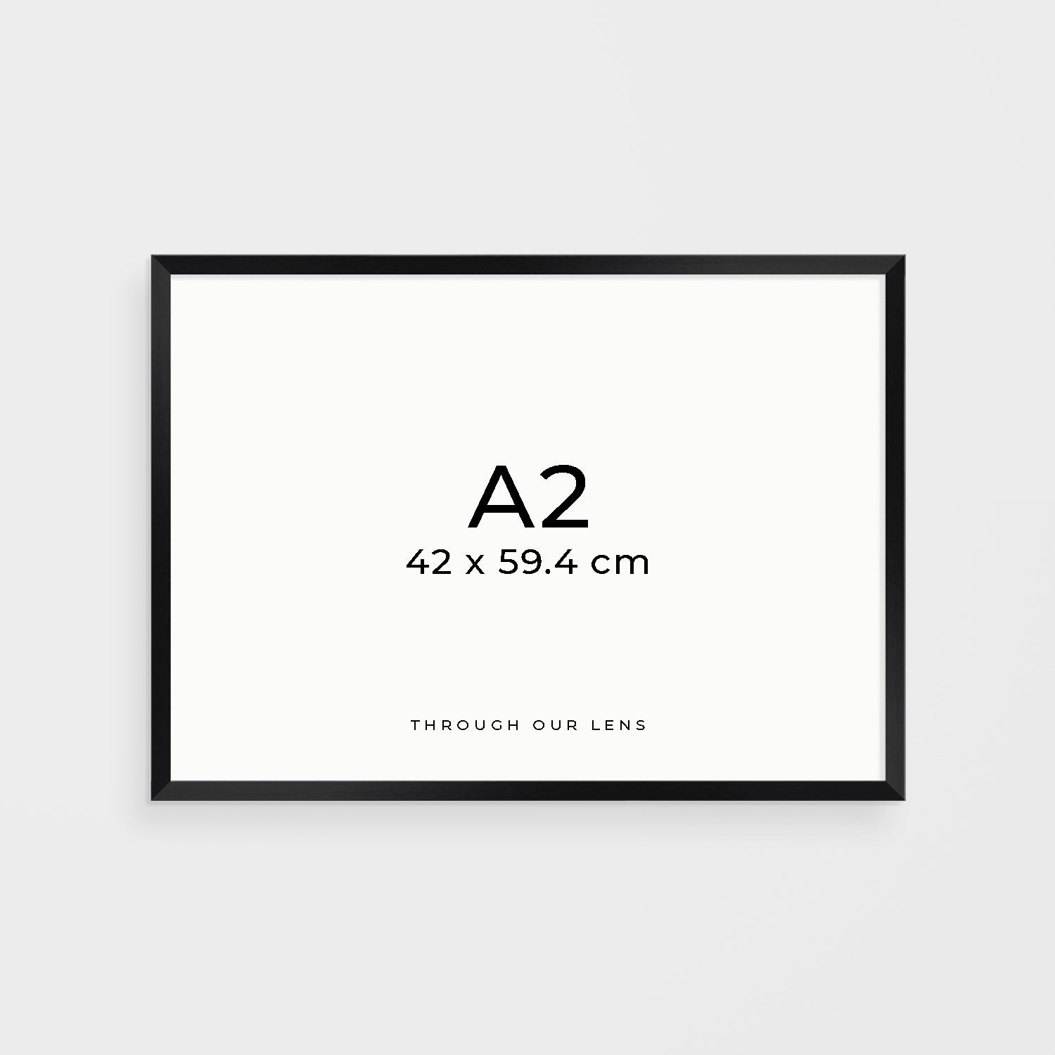 Coastal landscape in black timber frame - framed photography wall art for modern homes