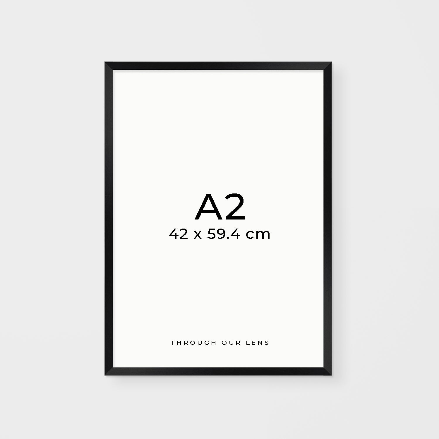 Timber coastal landscape in black frame - DIY decorative beach wall art