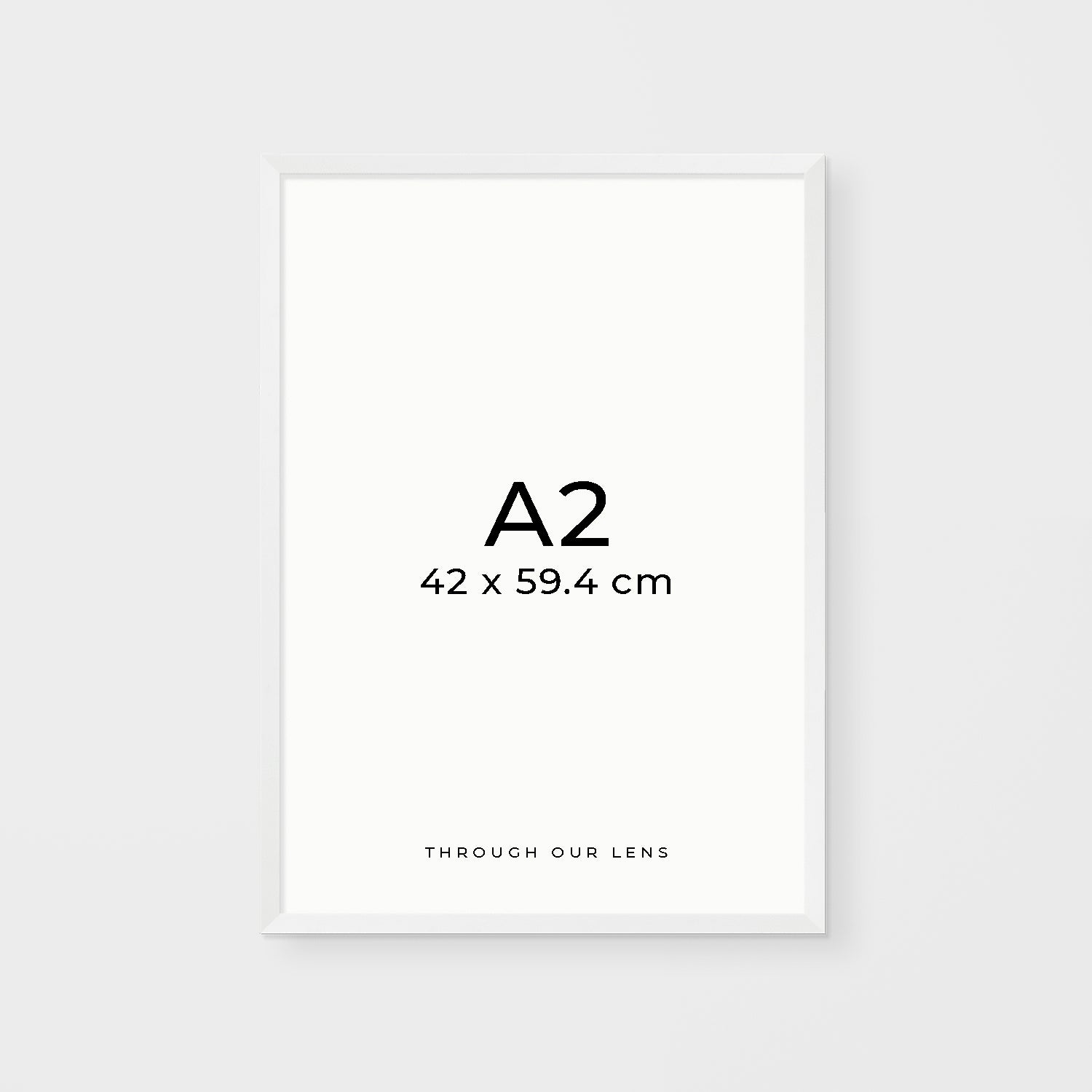 Coastal scene in white timber frame - DIY wall art for modern beach homes