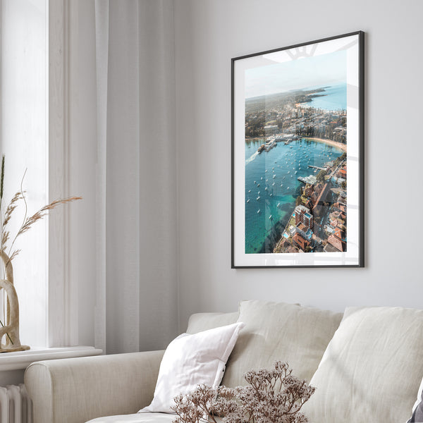 Above East Manly Art Print