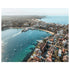 East Manly aerial seascape from above - unframed coastal beach photography wall art