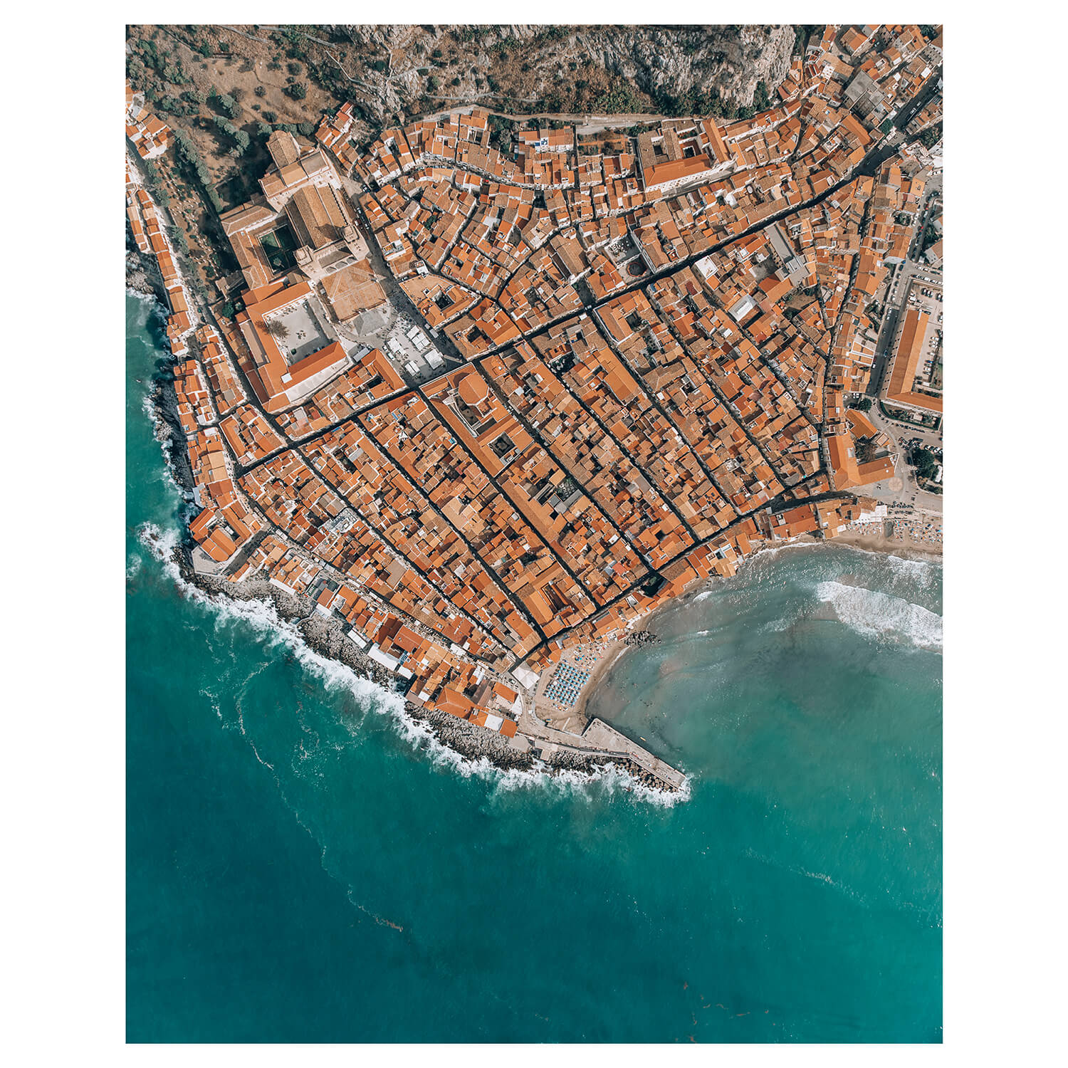 Above Cefalu Art Print