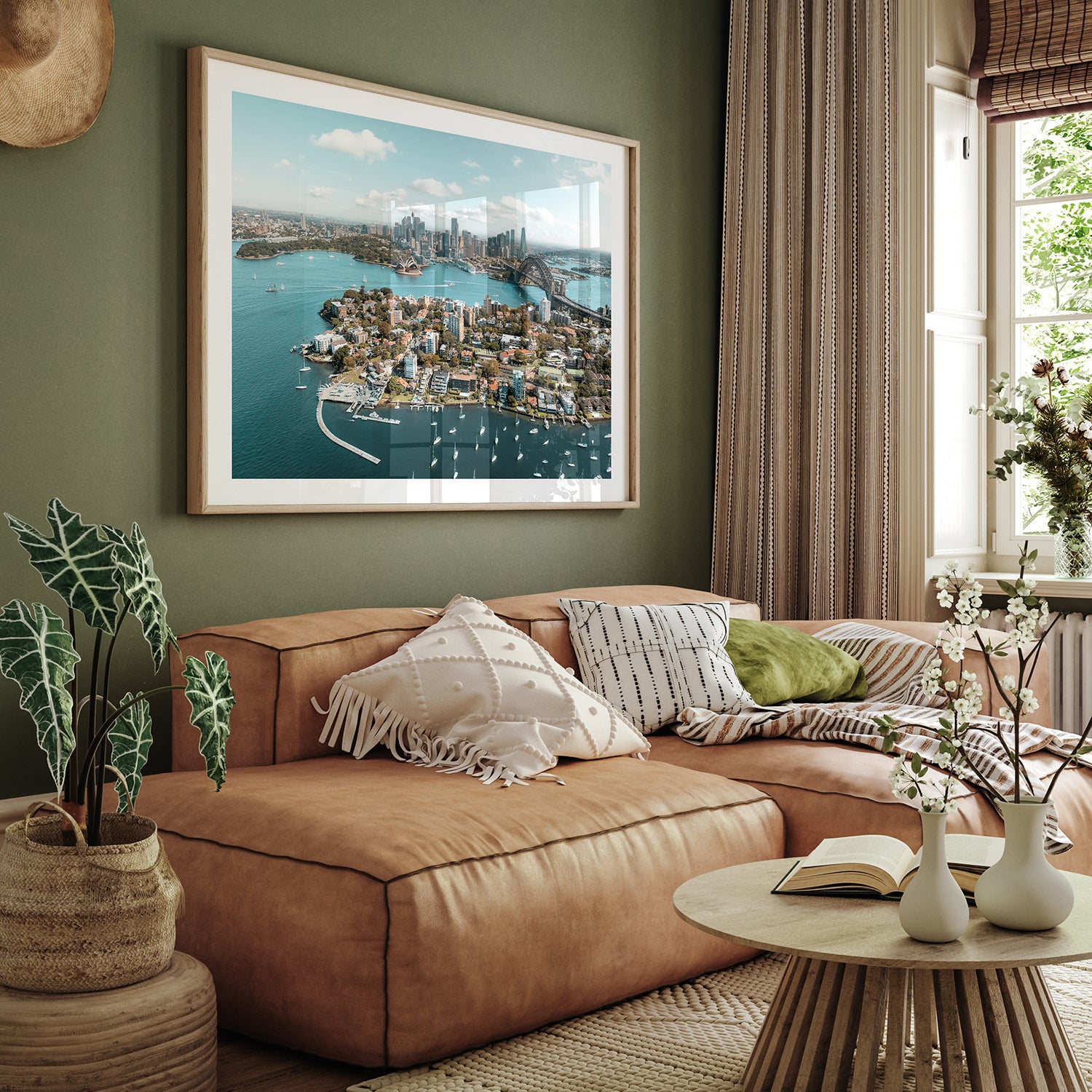 Sydney harbour scenic coastal views - unframed Australian landscape photography wall art