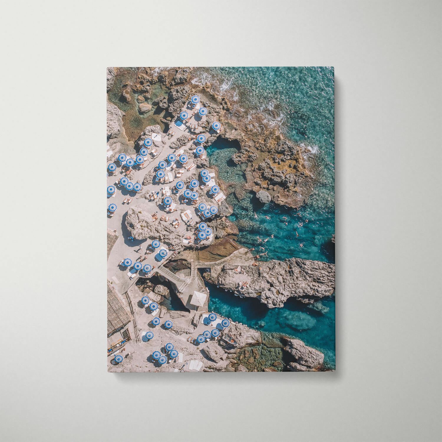 Beach Club Days Art Print