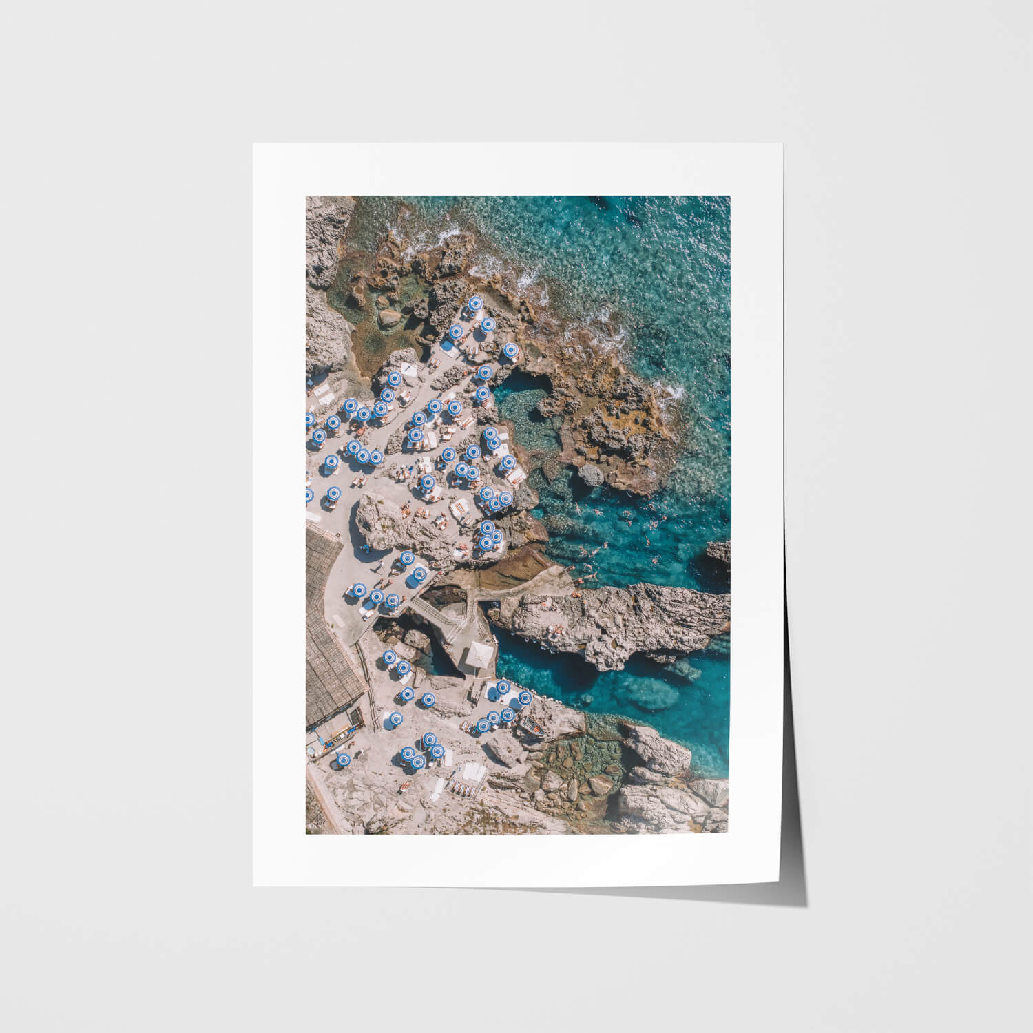 Beach Club Days Art Print