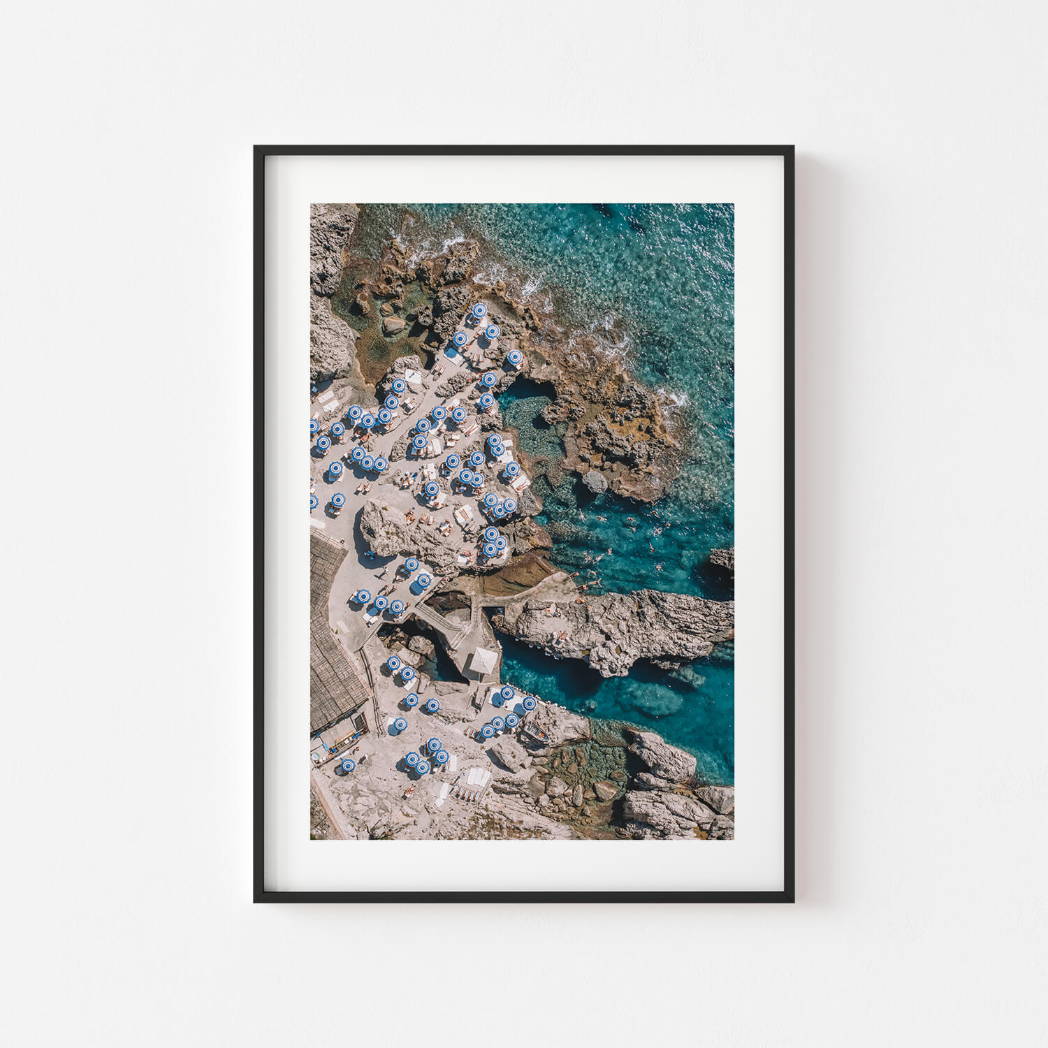 Beach Club Days Art Print