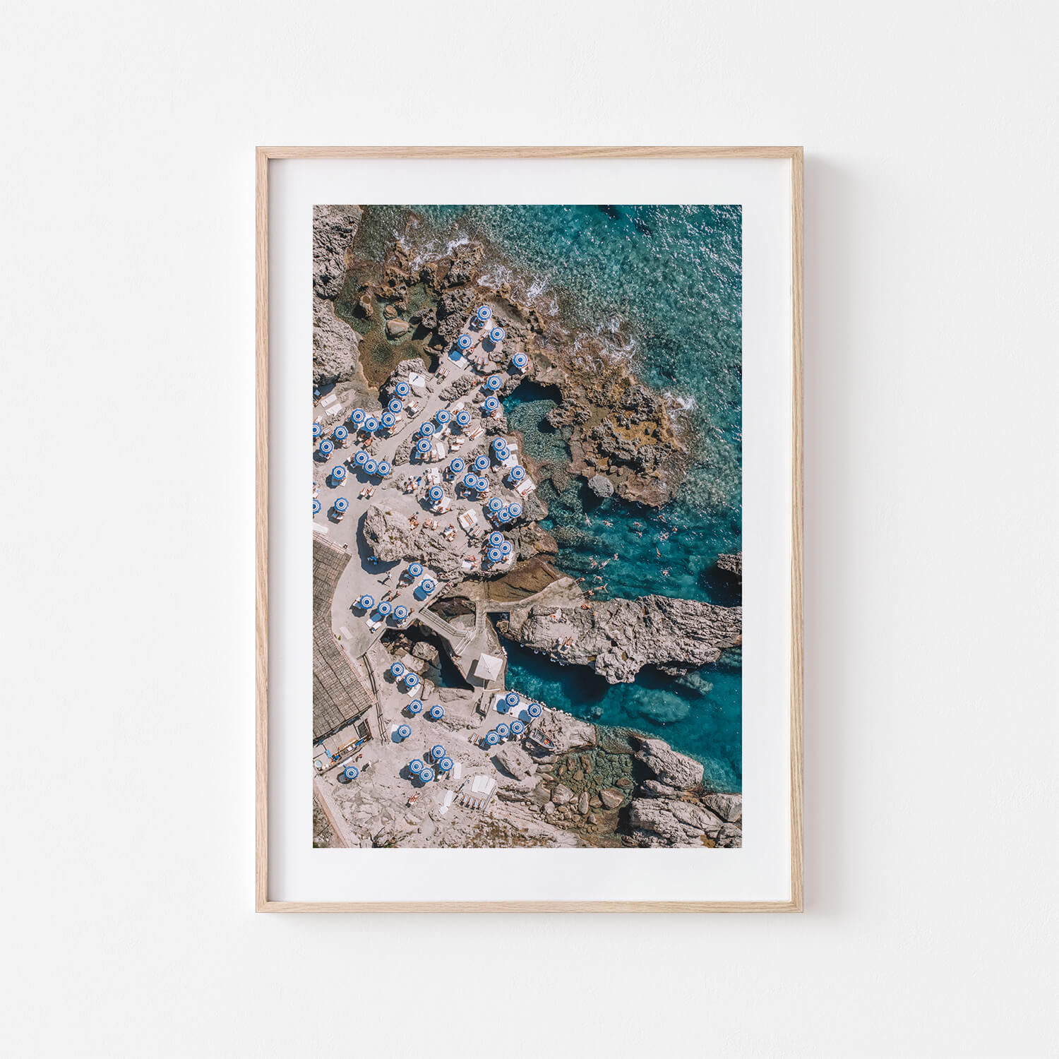 Beach Club Days Art Print