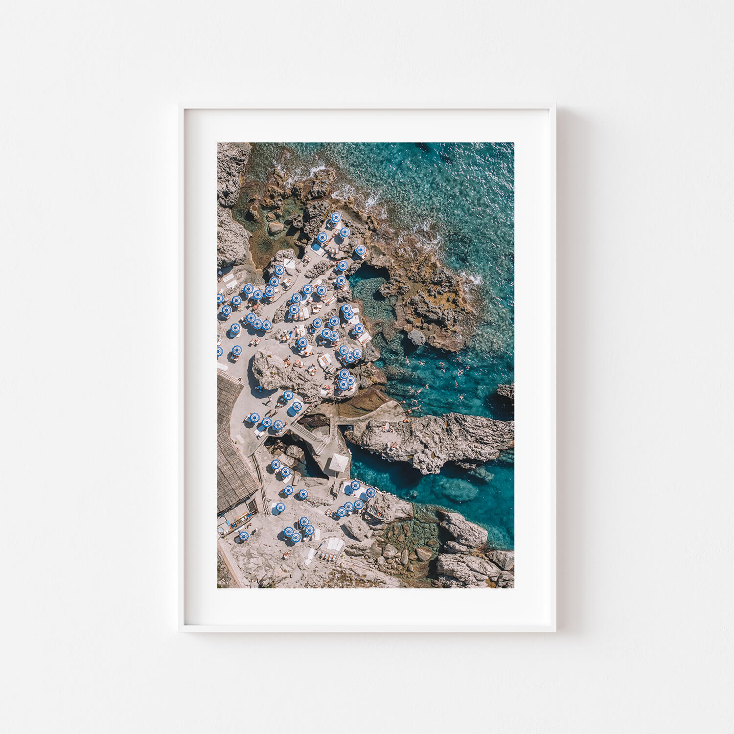 Beach Club Days Art Print