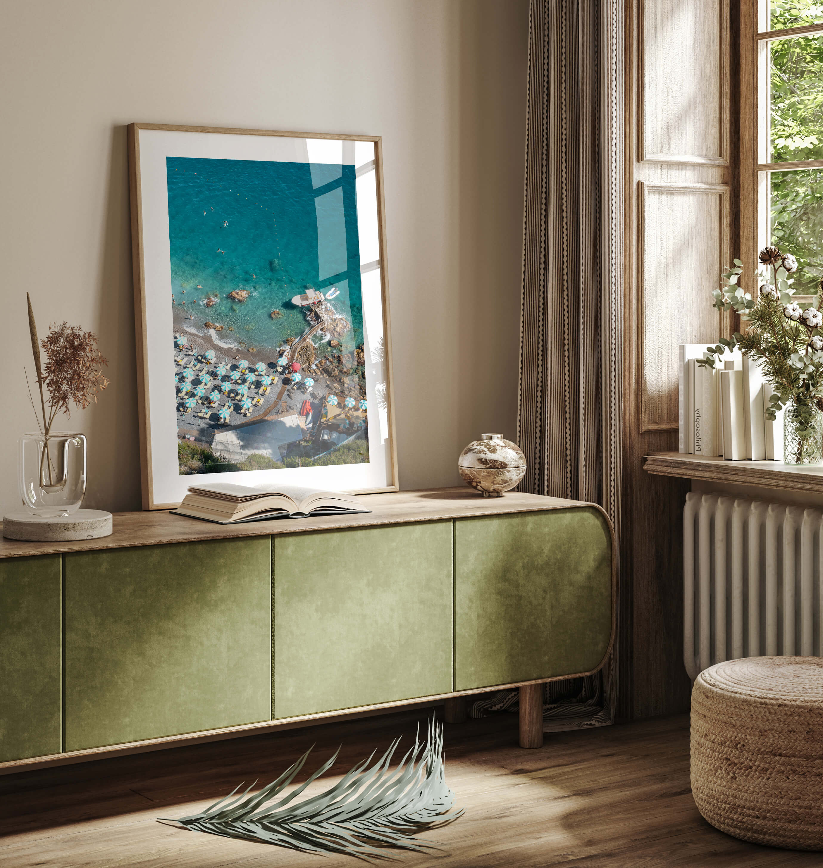 Beach Pass Art Print