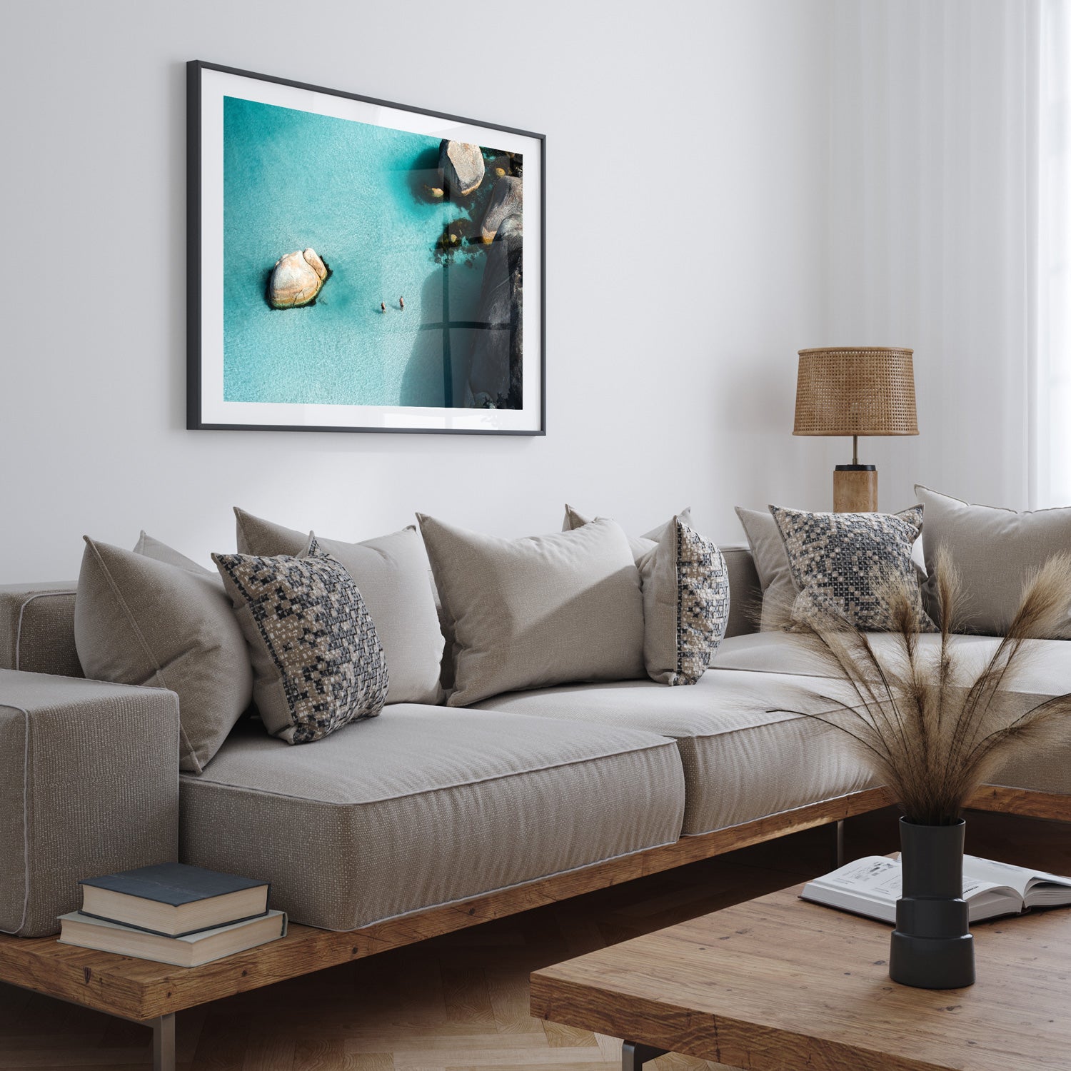 Between Giants Art Print