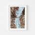 Between The Rocks Art Print - Through Our Lens
