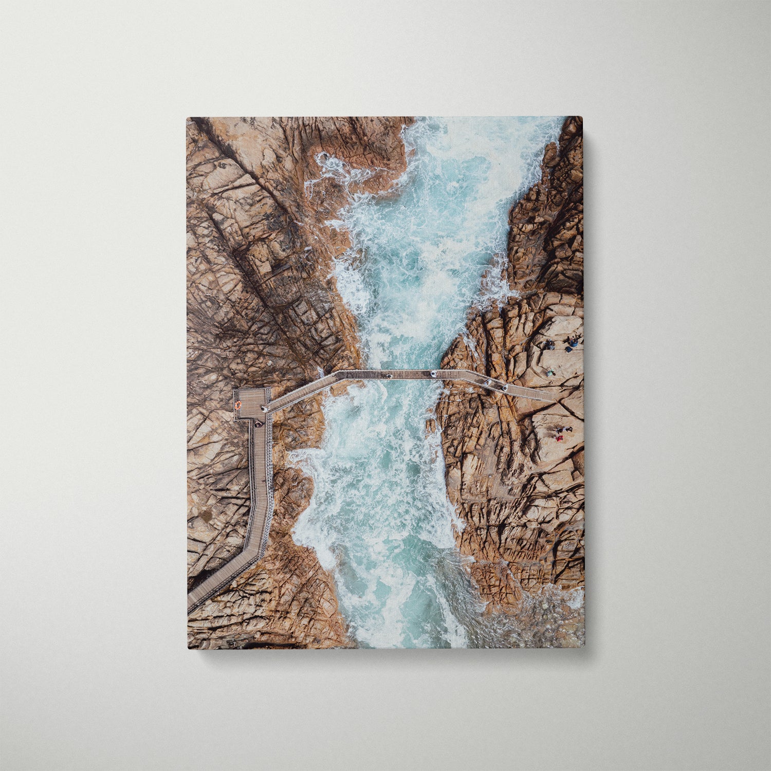 Between The Rocks Art Print - Through Our Lens