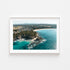 Black Head Beach seascape in white frame - coastal landscape photography wall art