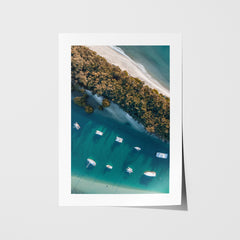 Boats of Jervis Bay Art Print