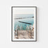 Bronte Beach inviting seascape in black frame - Australian coastal photography wall art