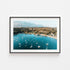 Balmoral Beach morning seascape in white frame - coastal Sydney photography wall art