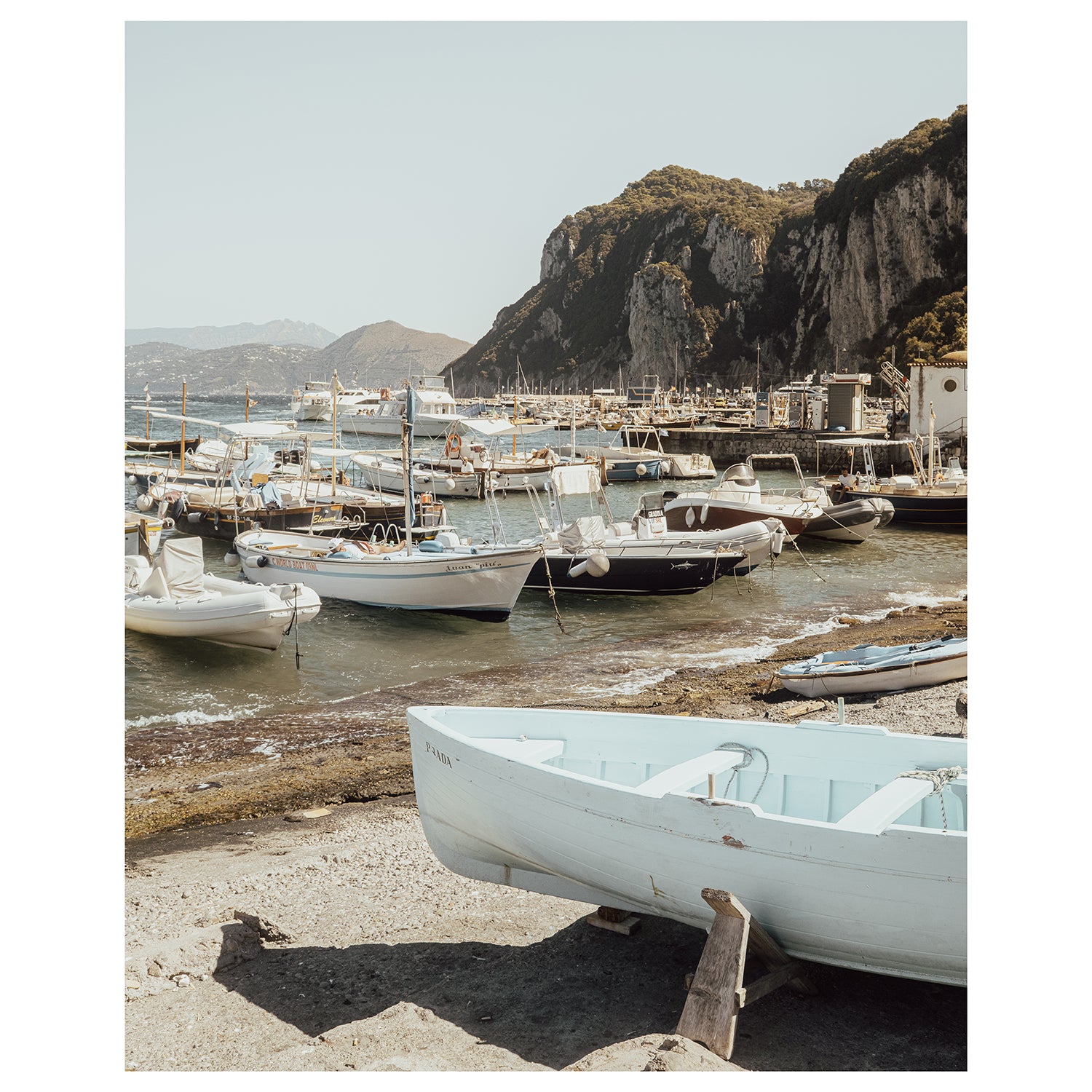 Capri Port Art Print - Through Our Lens