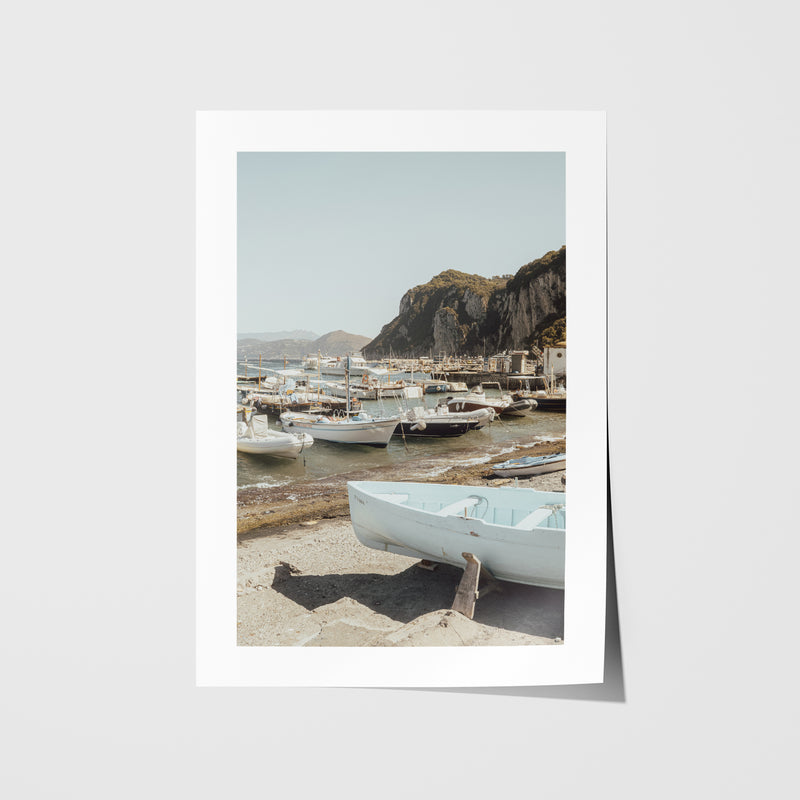 Capri Port Art Print - Through Our Lens