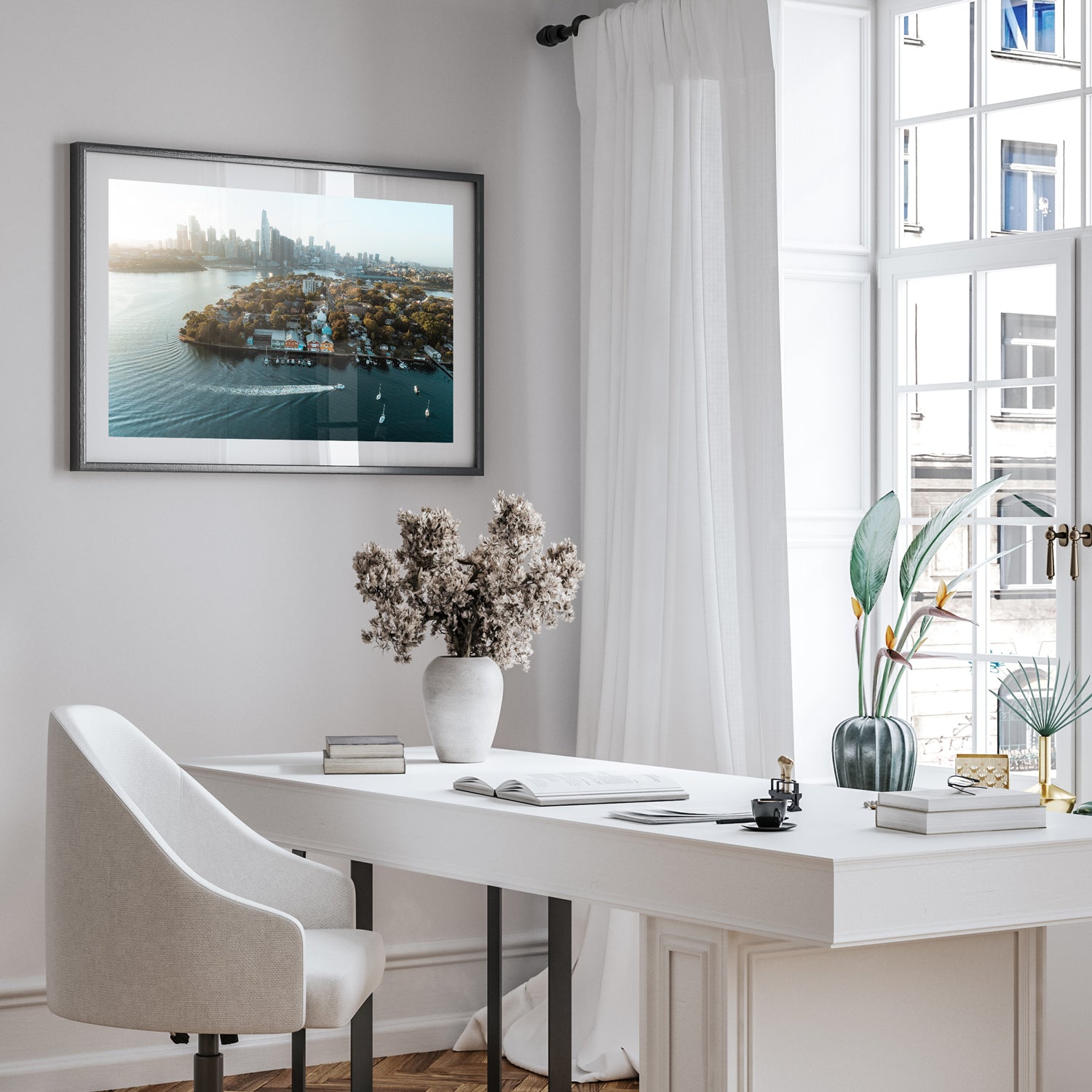 City to Balmain Art Print