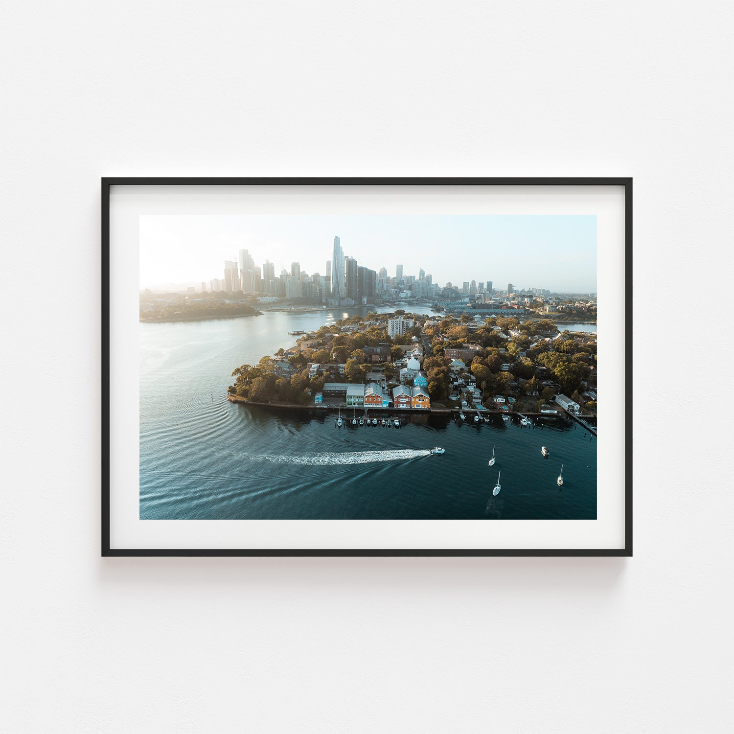 City to Balmain Art Print