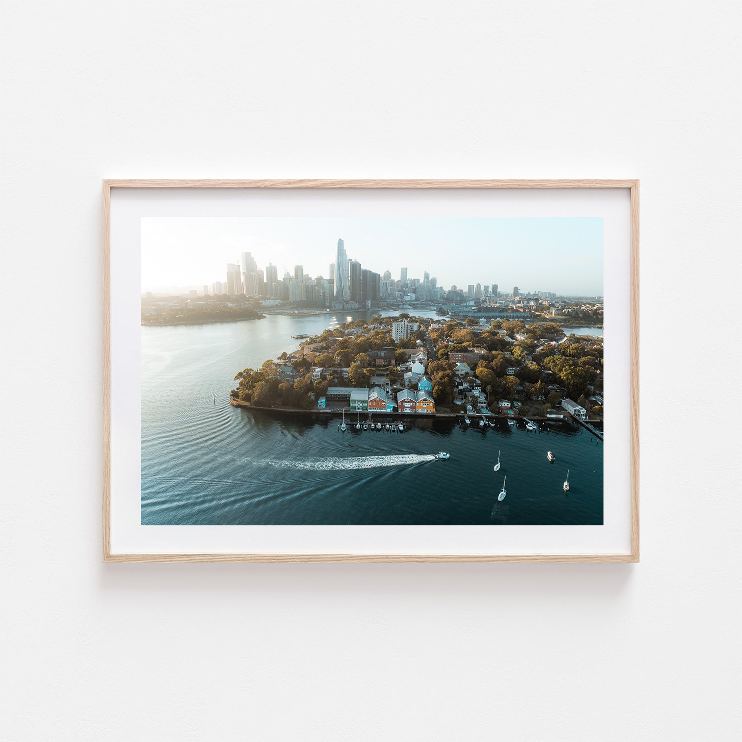 City to Balmain Art Print