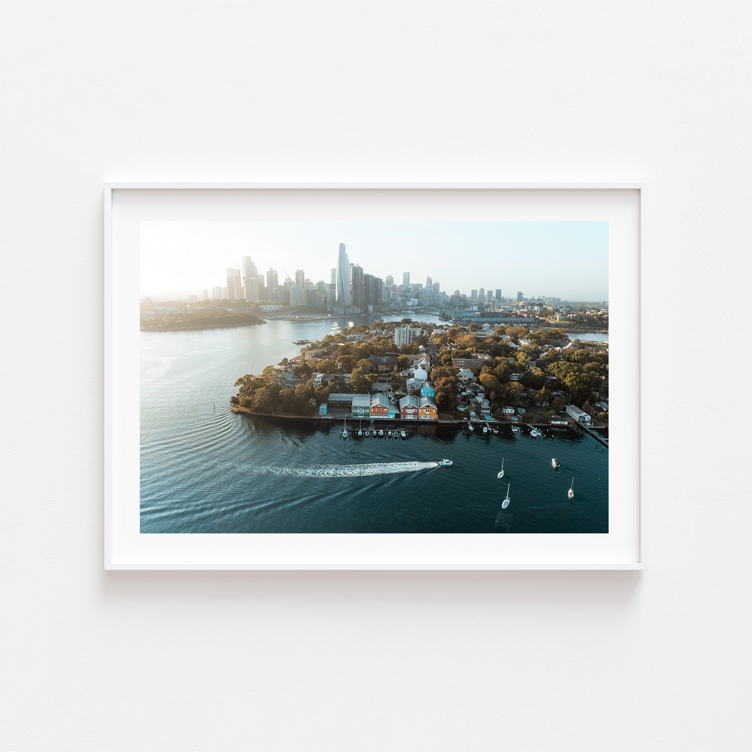 City to Balmain Art Print