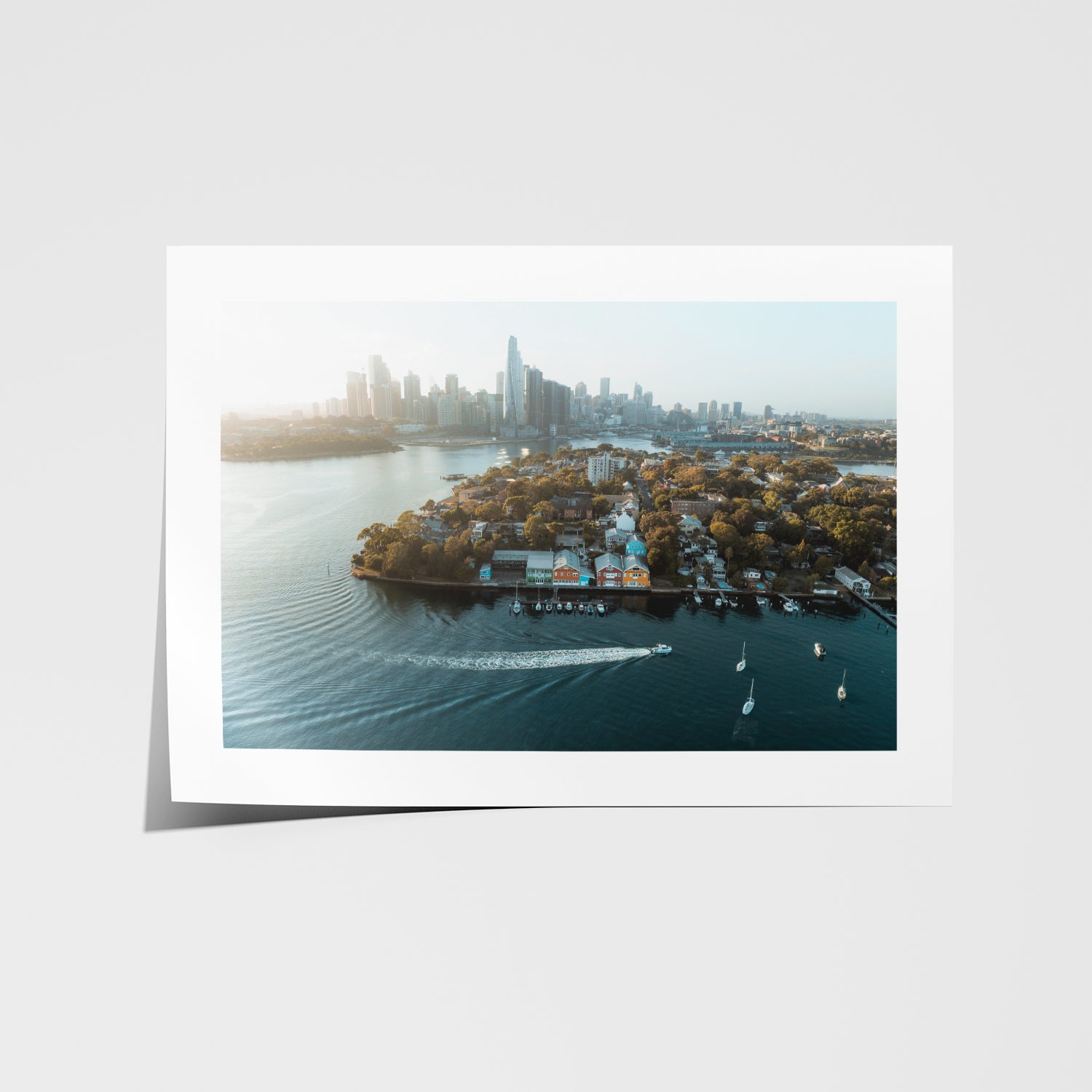 City to Balmain Art Print