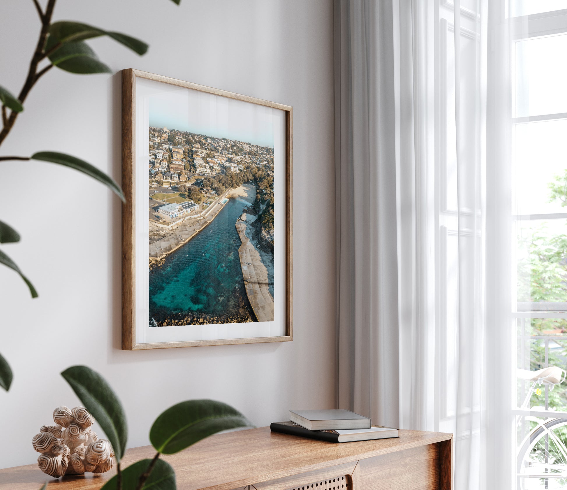 Clovelly Morning Sydney sunrise seascape - coastal photography unframed wall art