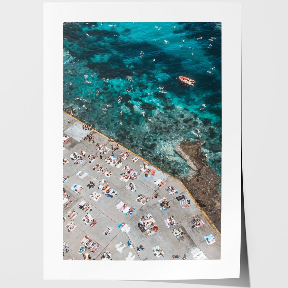 Clovelly Bathers A2 Print