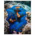 Playful clownfish swimming underwater - marine life photography wall art