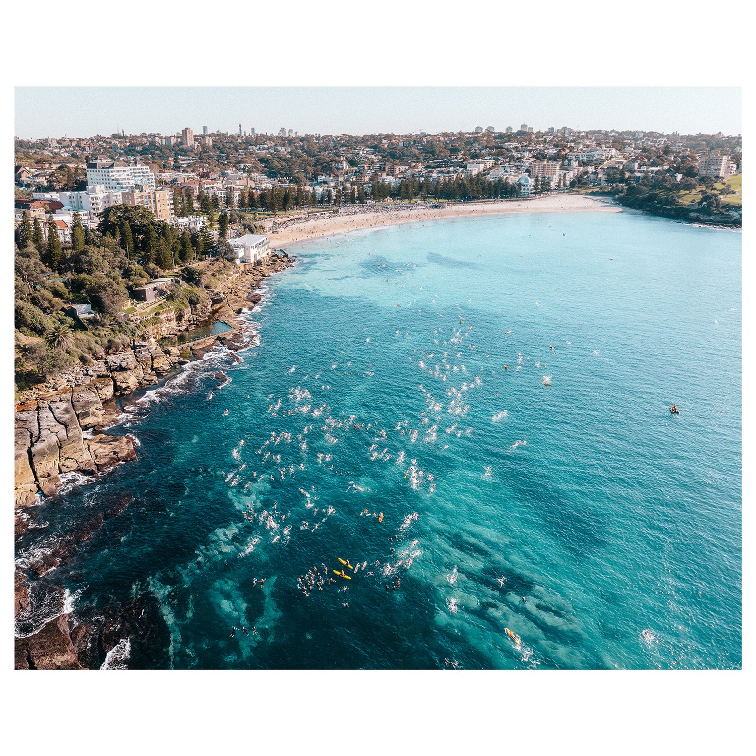 Coogee Swim Art Print