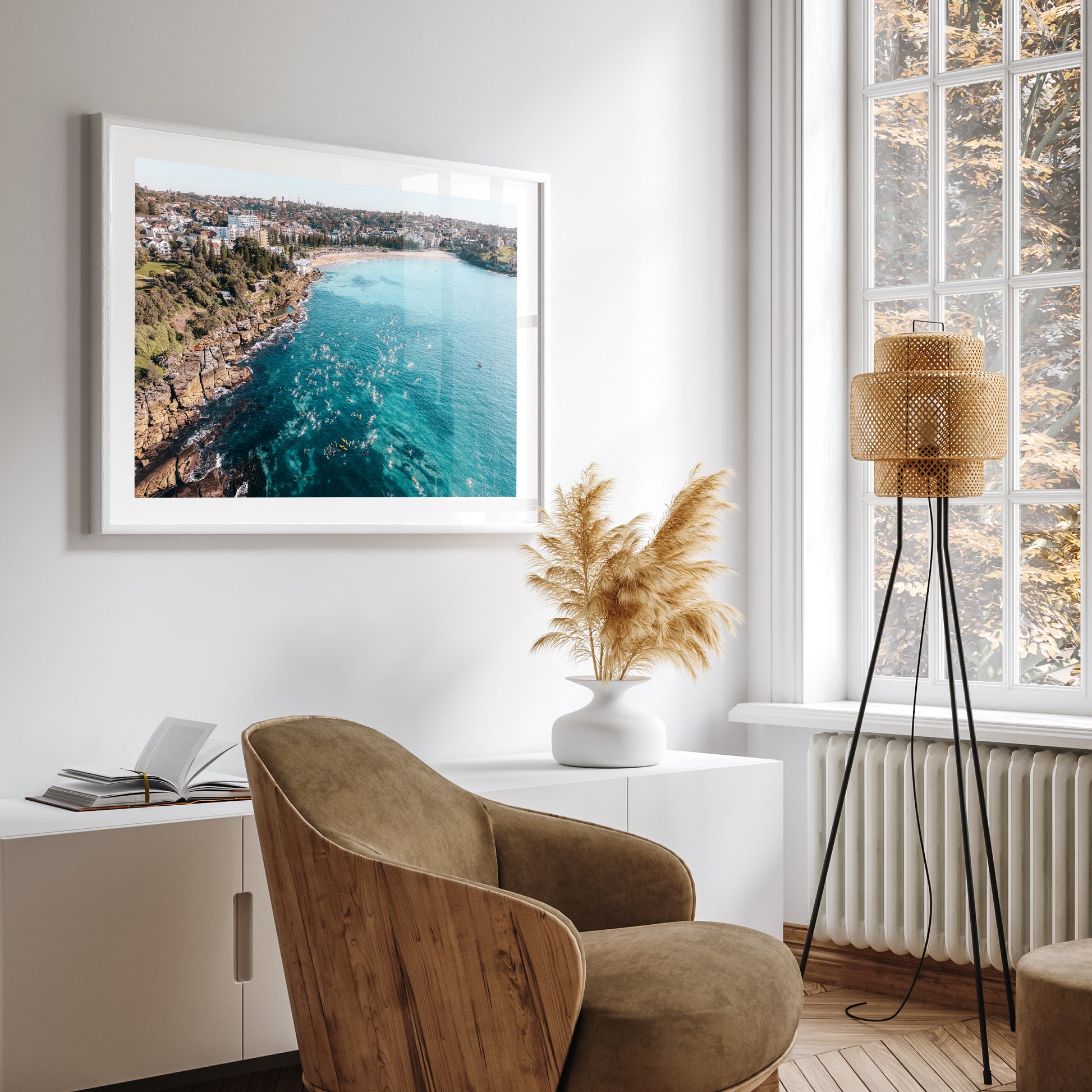 Coogee Swim Art Print