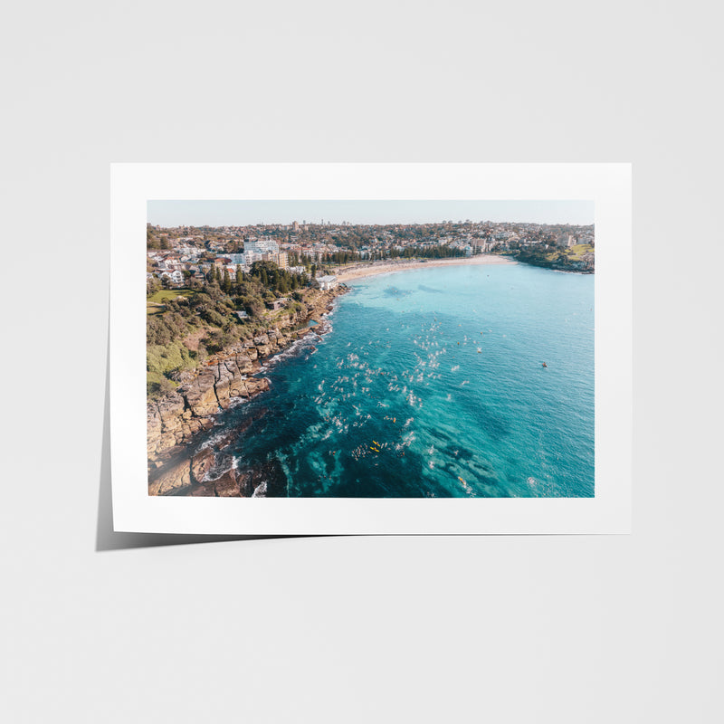 Coogee Swim Art Print