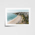Coogee Beach aerial glow photograph - unframed coastal wall art for modern homes
