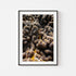 Coral brain formation underwater photograph in black frame - marine life wall art for