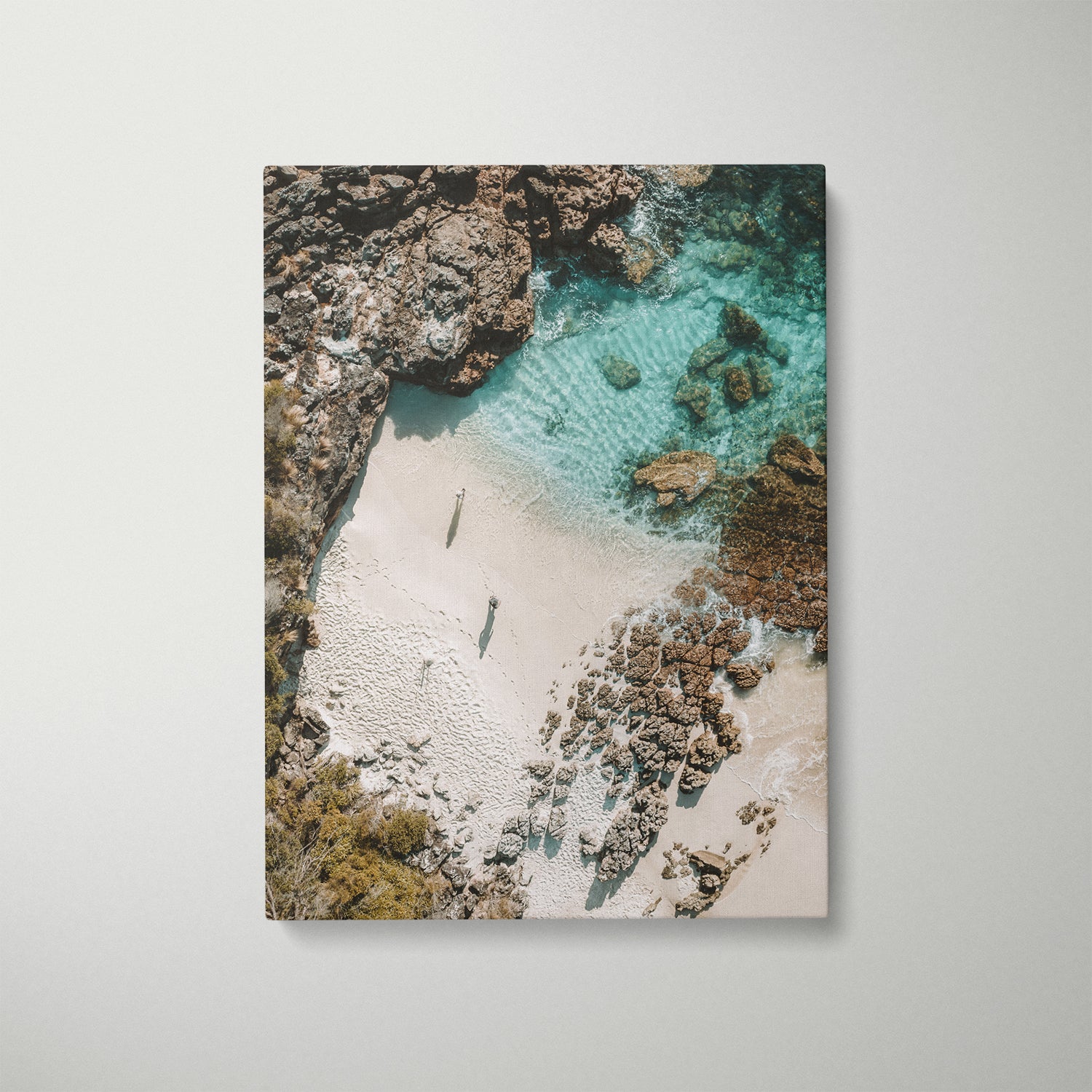Jervis Bay paradise morning seascape in white frame - coastal photography wall art