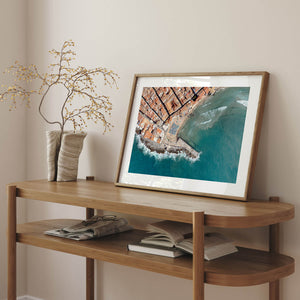 Cefalu Summer Scene Art Print - Through Our Lens